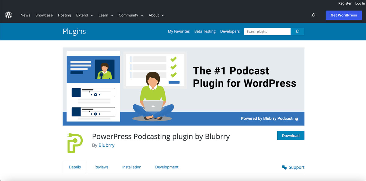 powerpress-wordpress.org_ PowerPress Screenshot