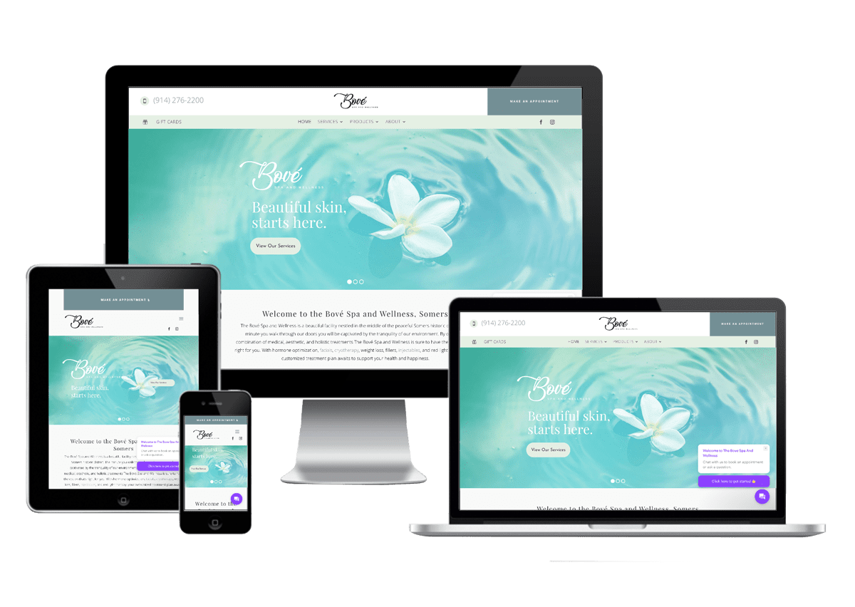 spa website design