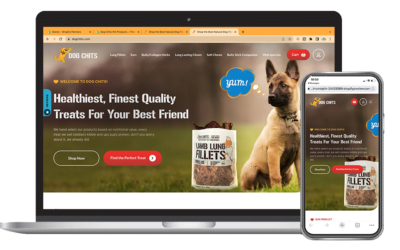 Pet Products Web Design