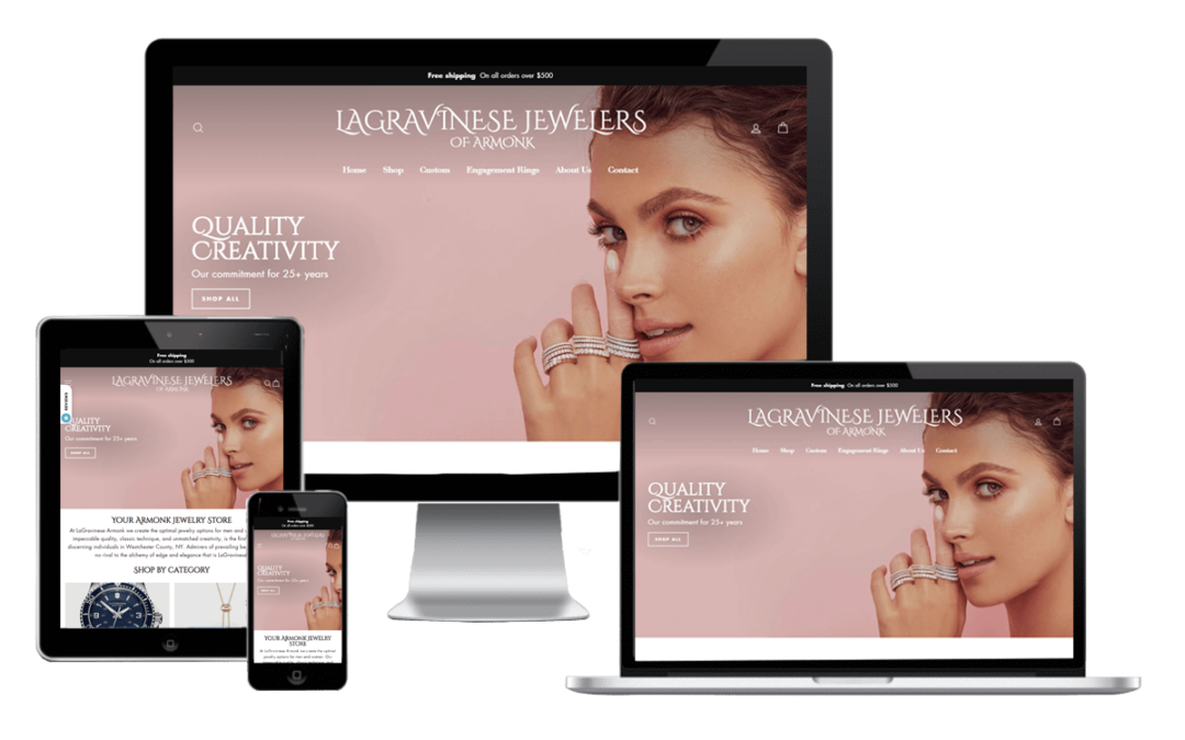 Jewelry Store E-Commerce Website Design