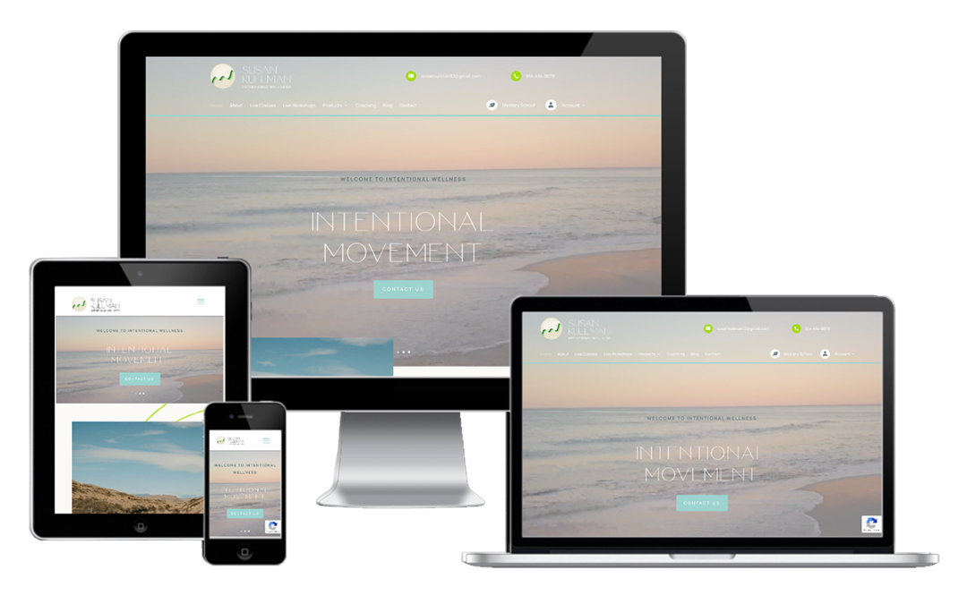 Wellness & Yoga Online Course Website