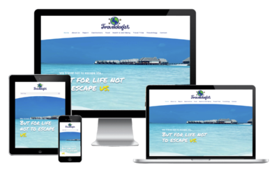 Travel Blog Website Design